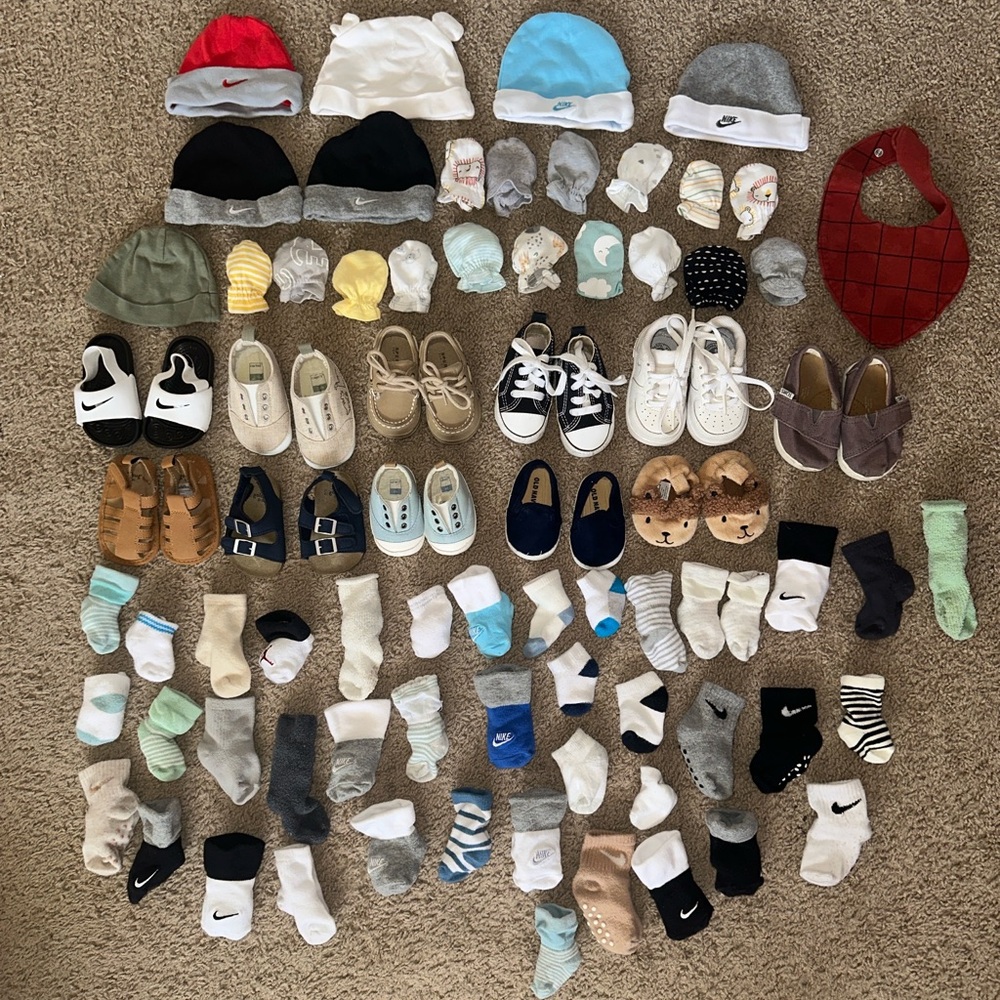 Baby Hats, Shoes, and Socks Collection